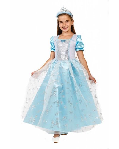 Magicoo Eisprinzessin Kostüm blau für Kinder