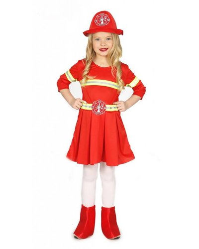 Magicoo Feuerwehrkostüm für Mädchen