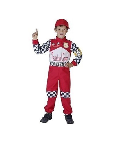 Magicoo Formel 1 Kostüm für Kinder inkl. Overall & Kappe