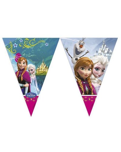Magicoo Wimpelgirlande 230 cm lang mit Frozen-Motiv