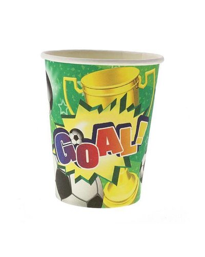 Magicoo 6 Pappbecher  "Fußball"