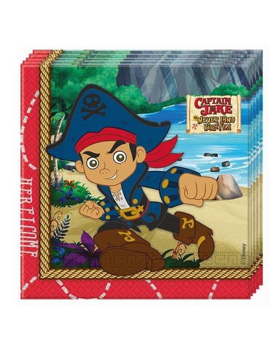 Magicoo 20 Servietten für Piratenparty