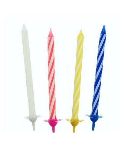 Magicoo 24 bunte Geburtstagskerzen