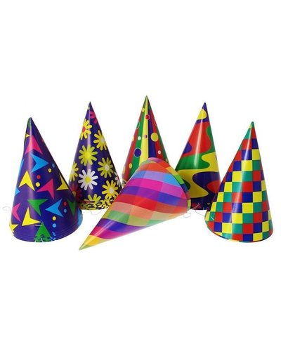 Magicoo 25 Partyhüte in verschiedenen Farben