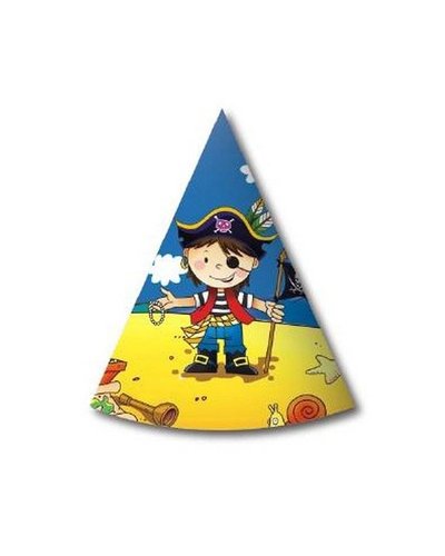 Magicoo 6 Partyhüte Piratenparty