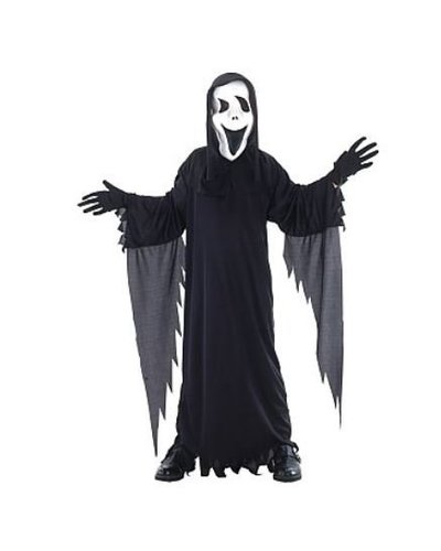 Magicoo Scream Kostüm für Kinder - das Schwarze Gespenst