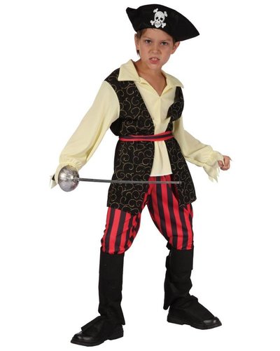 Magicoo Karibischer Pirat - Piraten Kostüm für Kinder