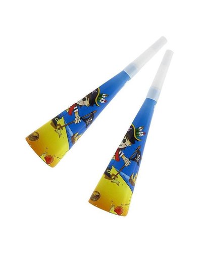 Magicoo 6 Party-Tröten für Piratenparty