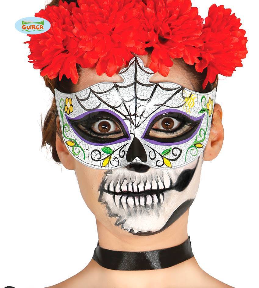 Rubber Johnnies Fear Skull Maske – Vollkopf-Latexmaske Mit LED-Augen | Gruselmaske Für Halloween & Horror-Partys