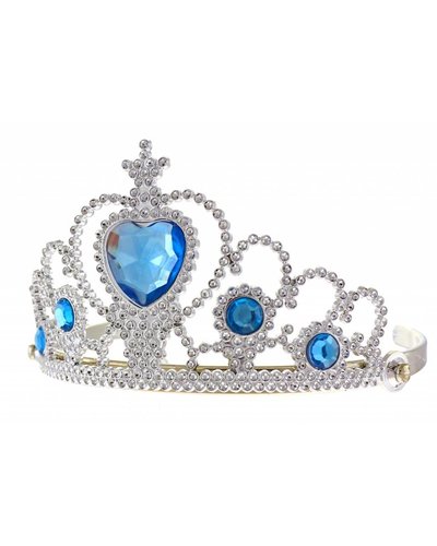Magicoo Eisprinzessin Diadem mit blauen Steinen