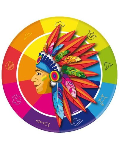 Magicoo 8 Teller für Indianerparty