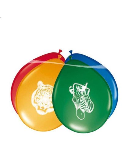 Magicoo 8 Luftballons Tierparty - Safari-Party
