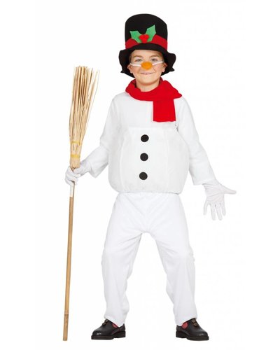 Fiestas Guirca Schneemann Kostüm Kinder