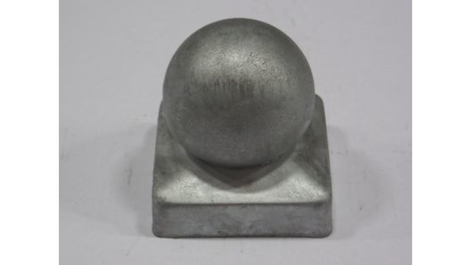 Paalkap bol grijs verzinkt