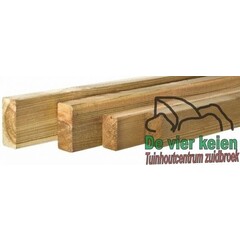 Grenen regel 4,5x14,5 cm