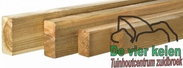 Grenen regel 4,5x14,5 cm