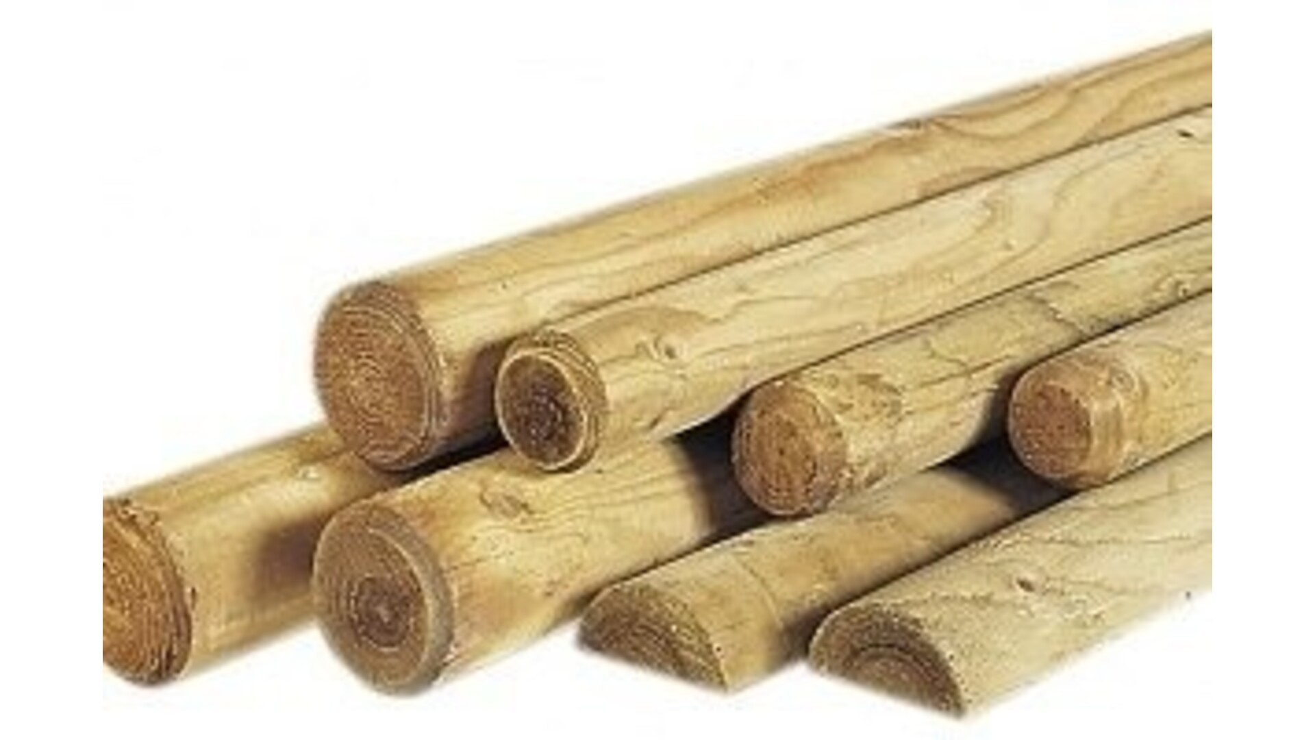 Paal rond gefreesd 8 cm