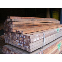 Hardhout paal 7x7 cm