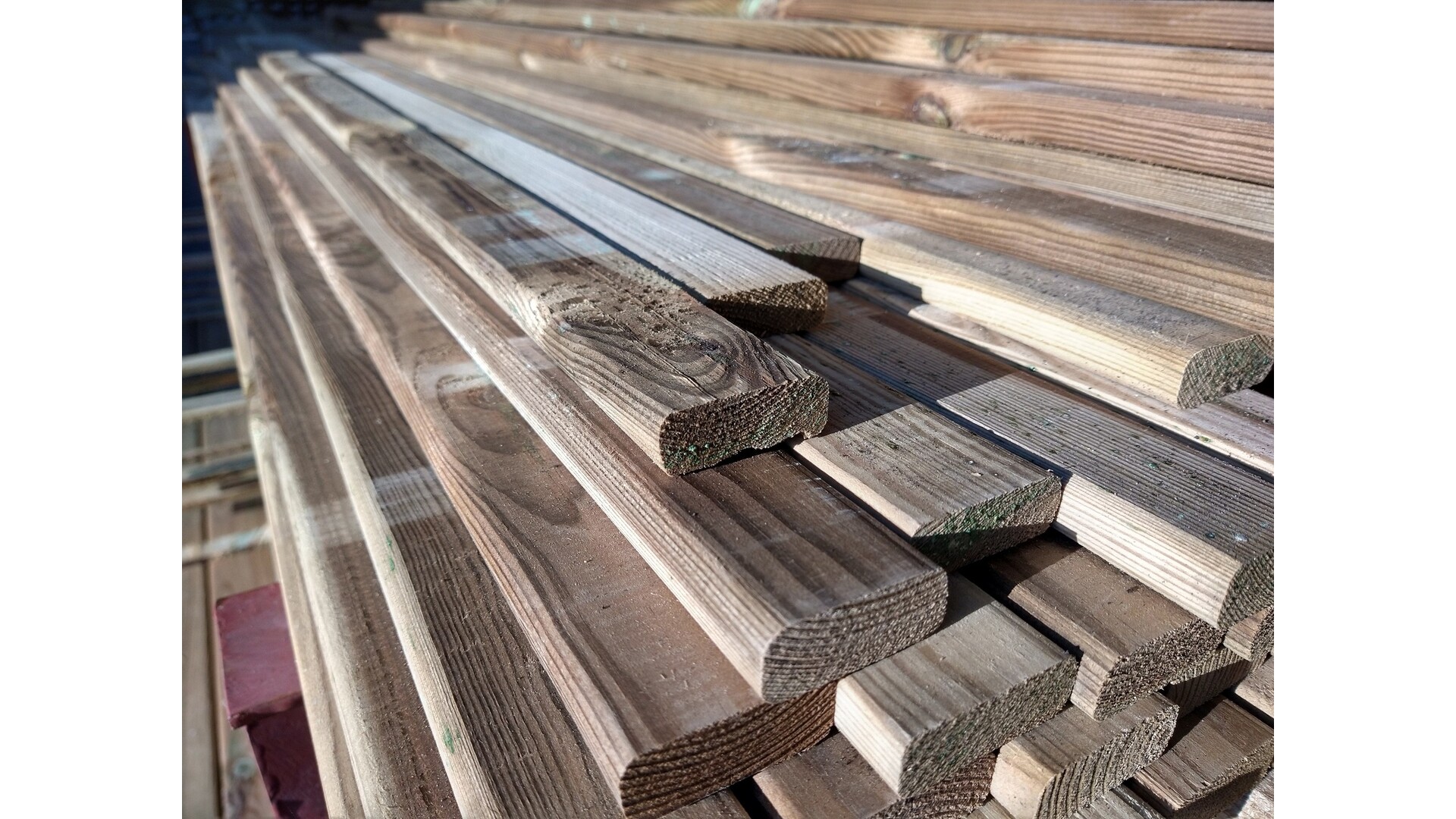 Grenen deklat 1,6x4,5 - 180 cm