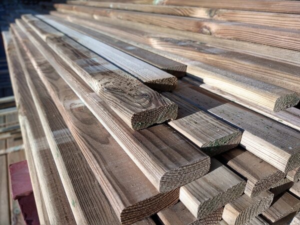 Grenen deklat 1,6x4,5 - 180 cm