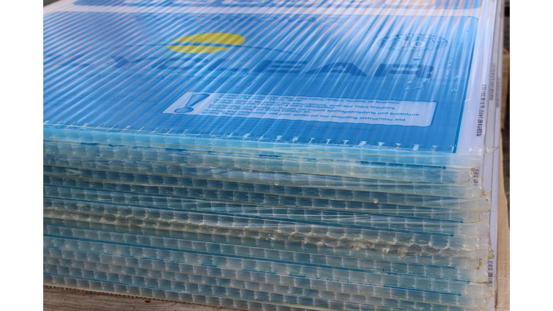 Polycarbonaat plaat 16 mm