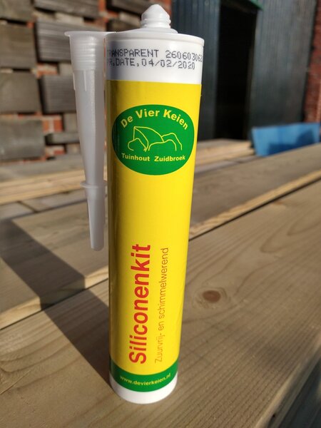 Polycarbonaat Zuurvrij kit transparant