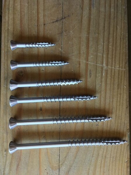 Hardhout schroef SUS410 (200 st)