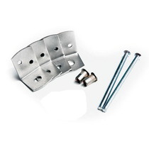 Betonpaal Antraciet 10x10x280 cm Pyramidekop voor enkele onderplaat