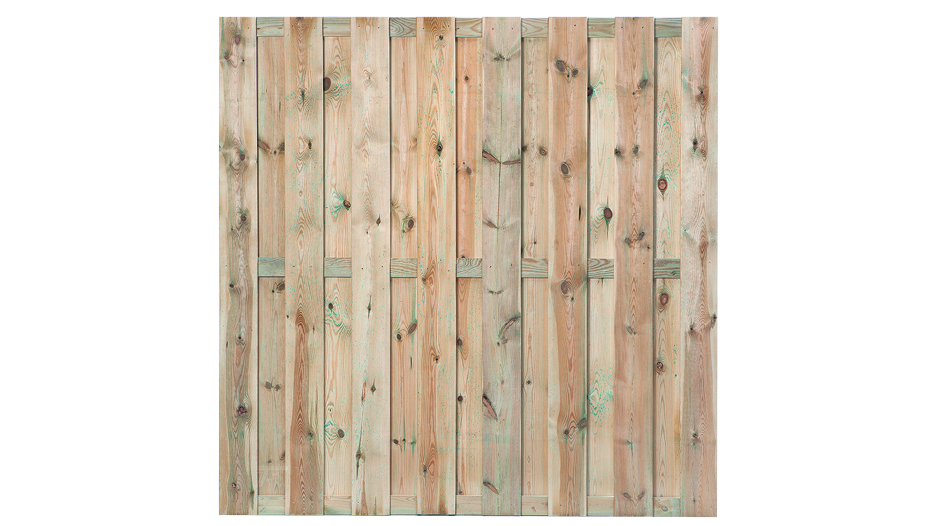 Tuinscherm Maastricht grenen 15-planks 180x180 cm