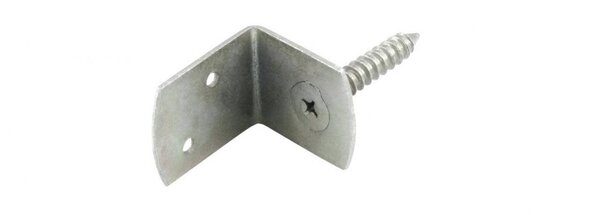 L-beslag met schroef