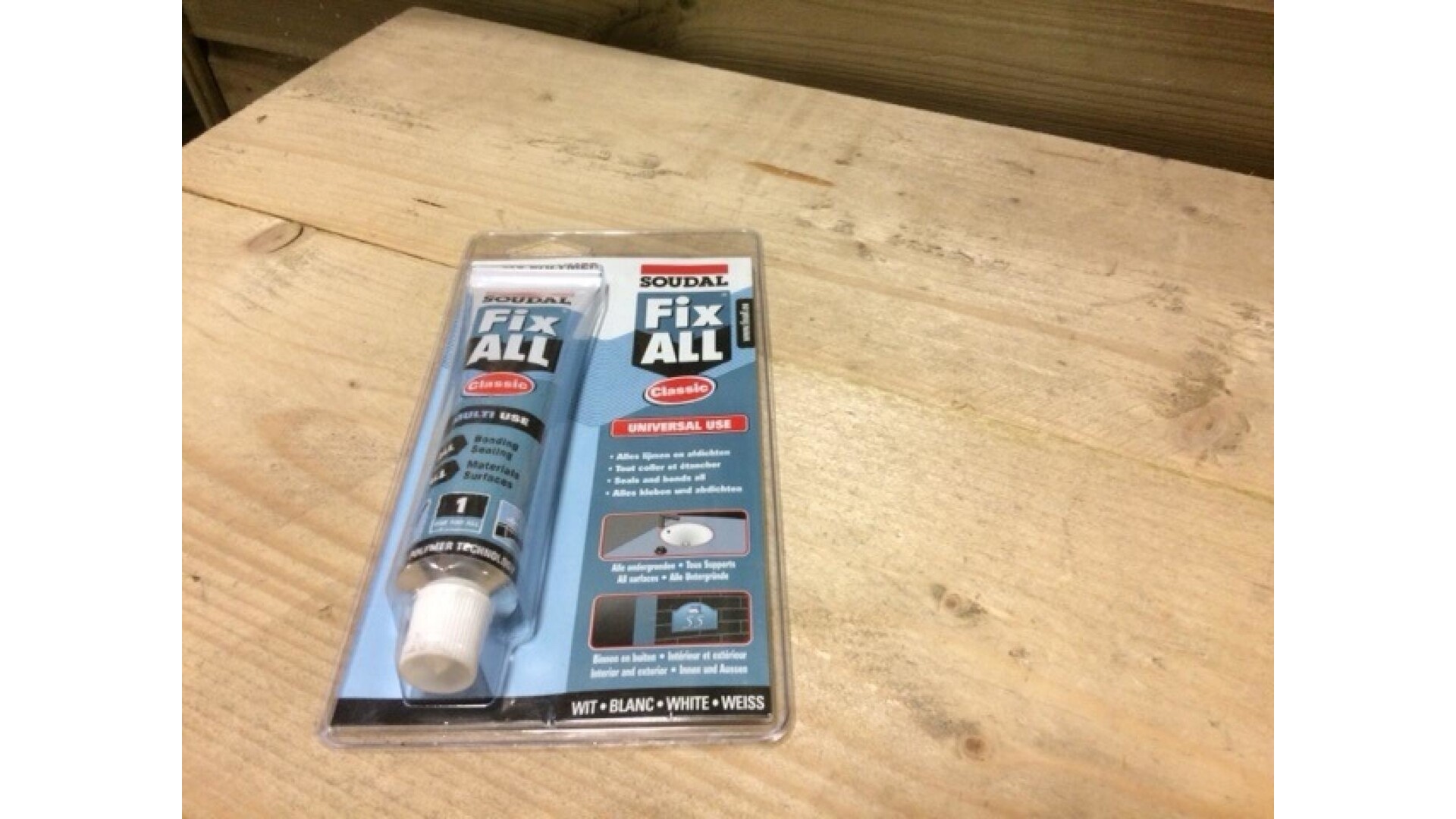 Fix all dakgoot lijm