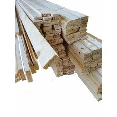 Vuren tengellat blank 1,1x3,8x390 cm