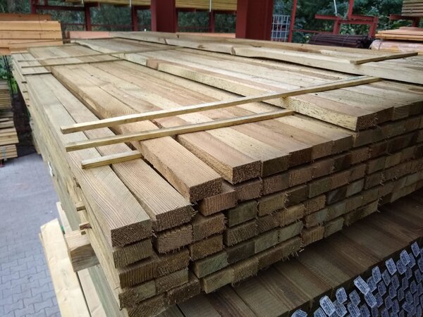 Geimpregneerde panlat