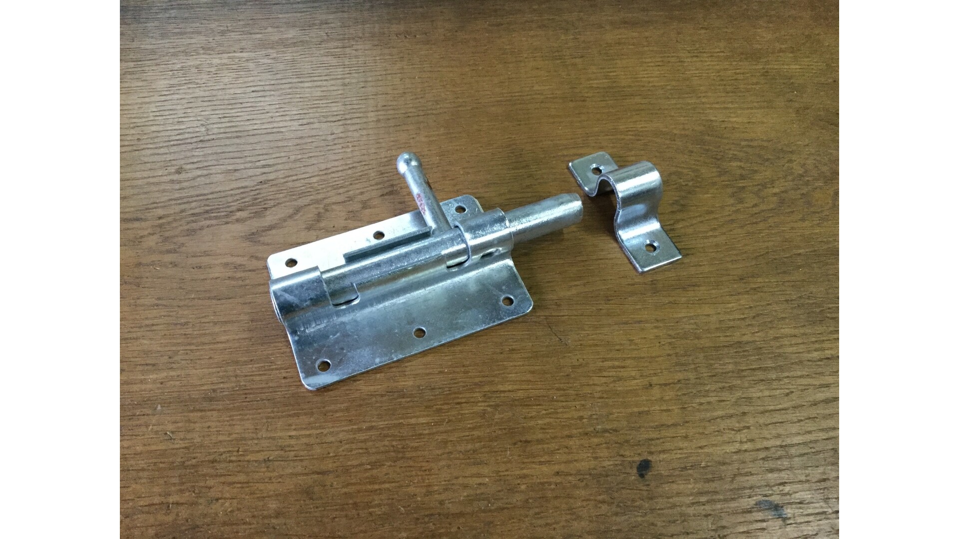 Plaatgrendel Schuif 100x70mm verzinkt