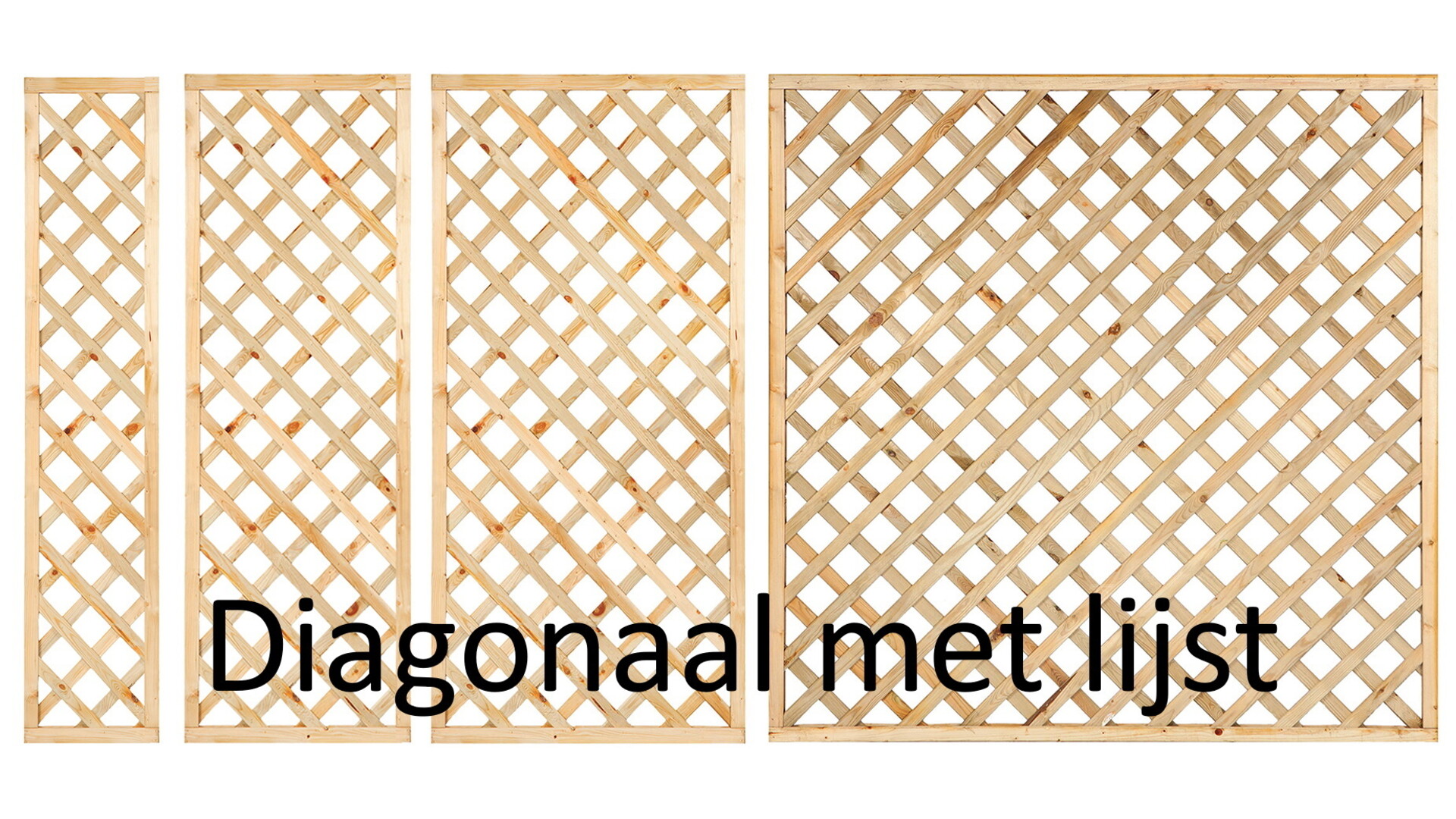Houten Trellis met lijst