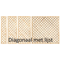 Houten Trellis met lijst