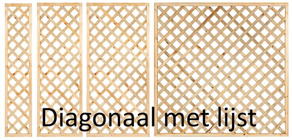 Houten Trellis met lijst