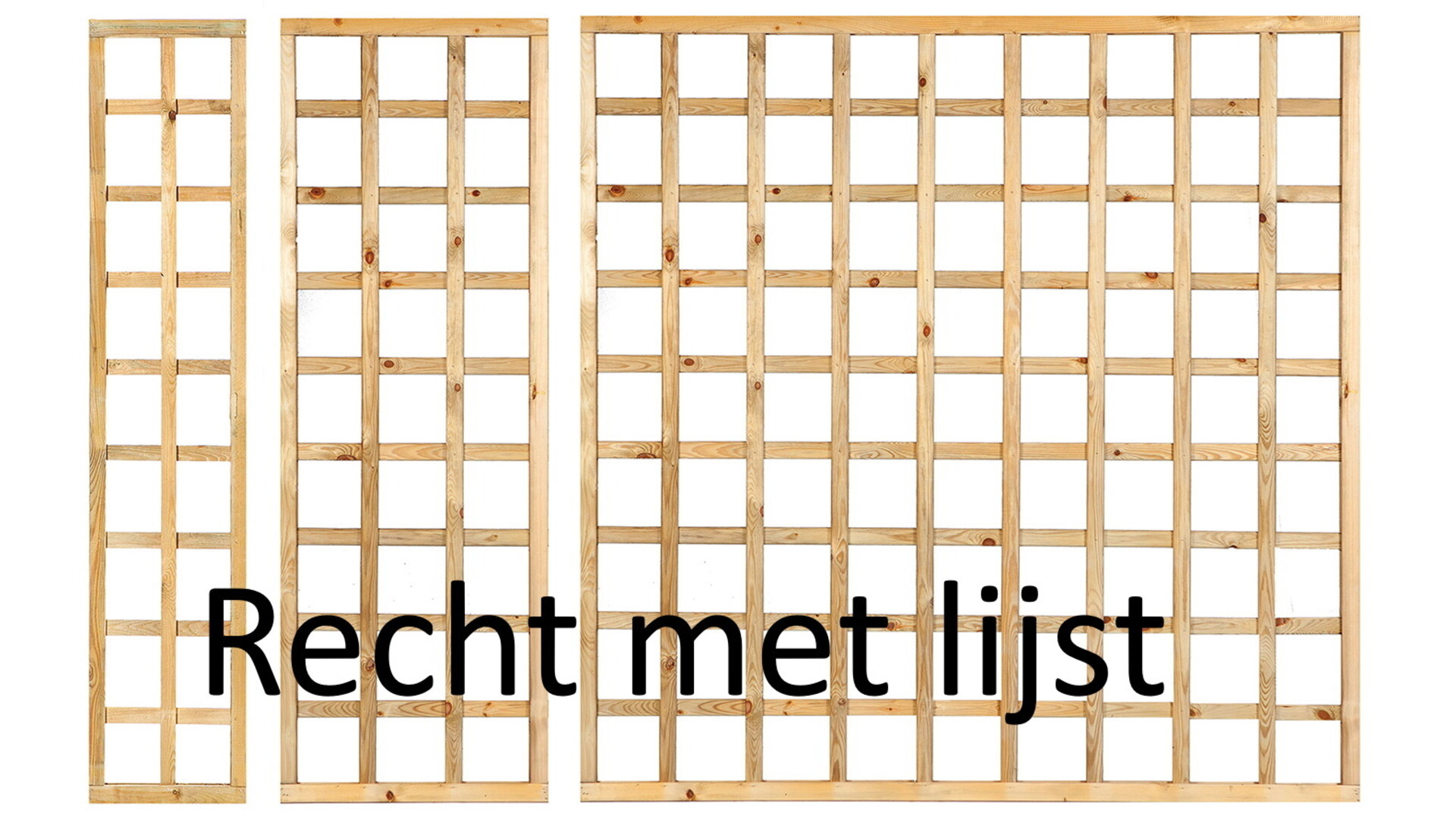 Houten Trellis met lijst
