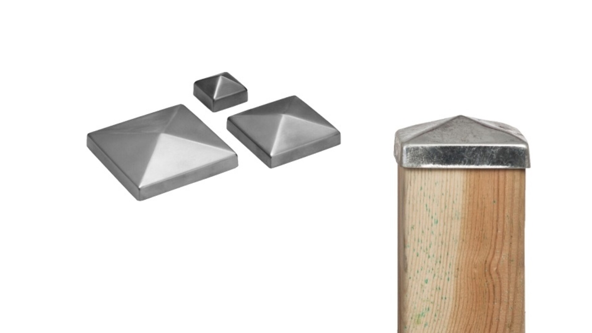 Paalkap piramide verzinkt