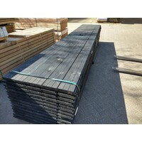 ZWART Zweedsrabat  breed 1,1-2,7x19,5 cm