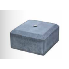 Betonpoer halfmodel tegel M20