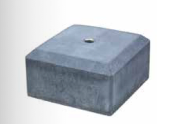 Betonpoer halfmodel tegel M20
