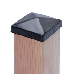 Paalkap piramide Zwart