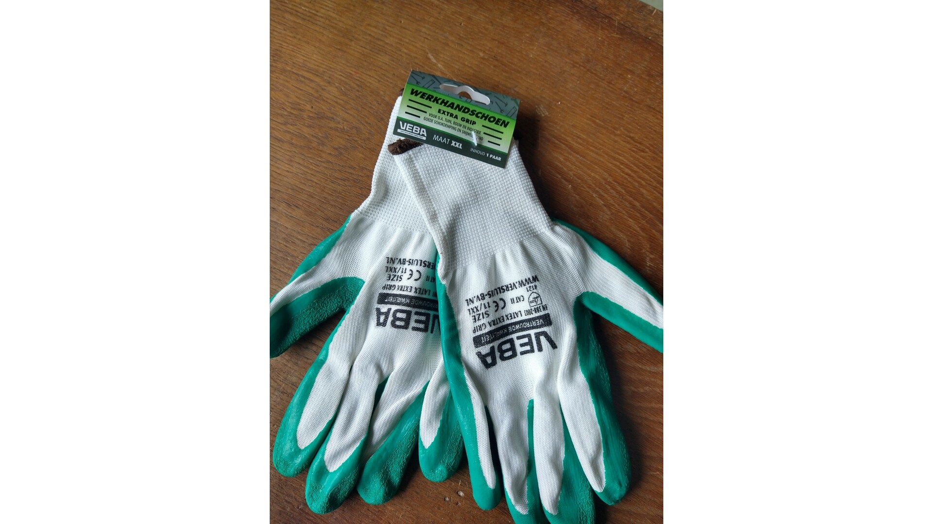 werk handschoen groen