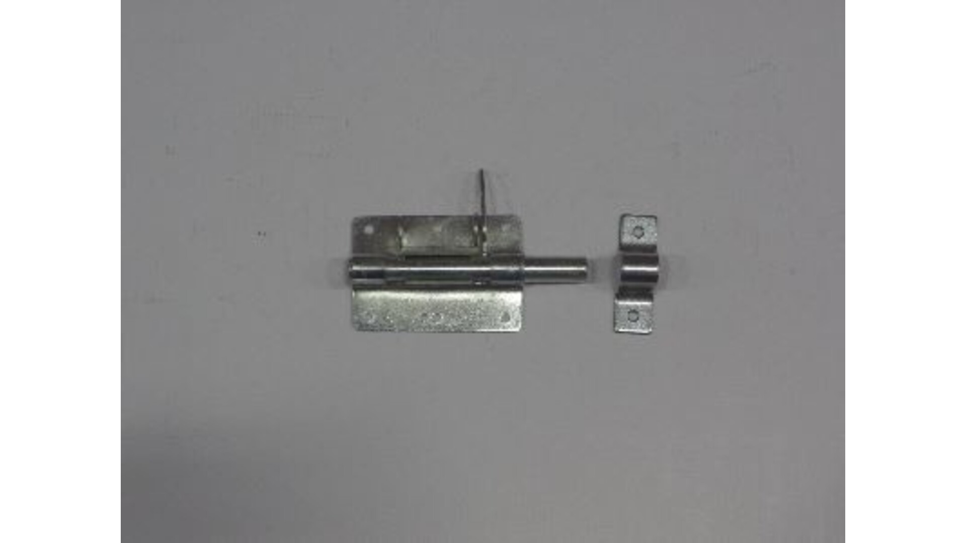 Plaatgrendel Schuif 100x70mm met dubbel hangslotgat