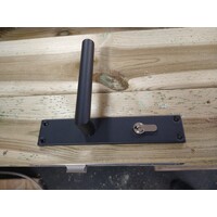 Zwarte schilden tbv RVS cilinderslot