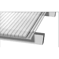 Polycarbonaat Klik systeem 25cm