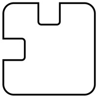 Betonpaal Antraciet 10x10x280 cm Pyramidekop voor enkele onderplaat