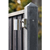 Betonpaal Antraciet 10x10x280 cm Pyramidekop voor enkele onderplaat