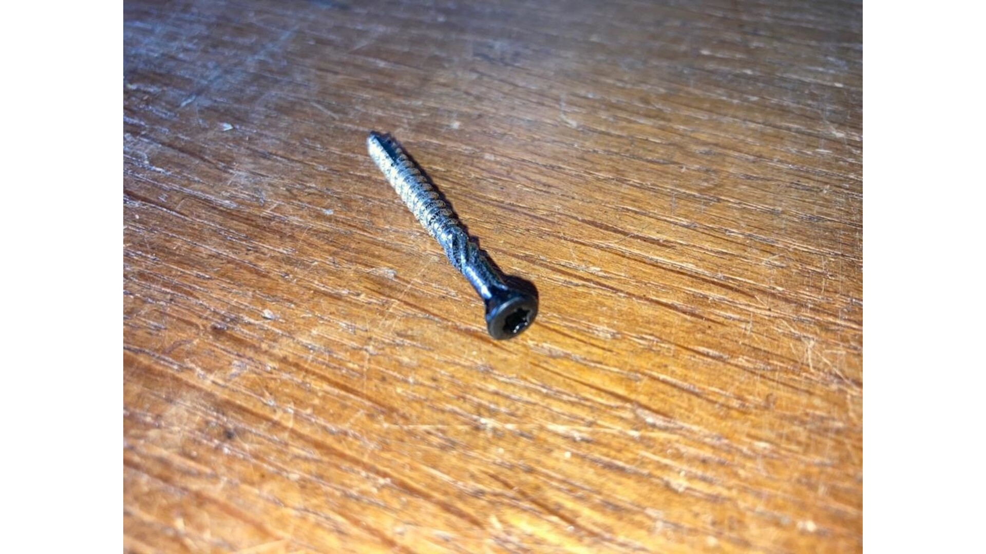 RVS schroef ZWARTE kop